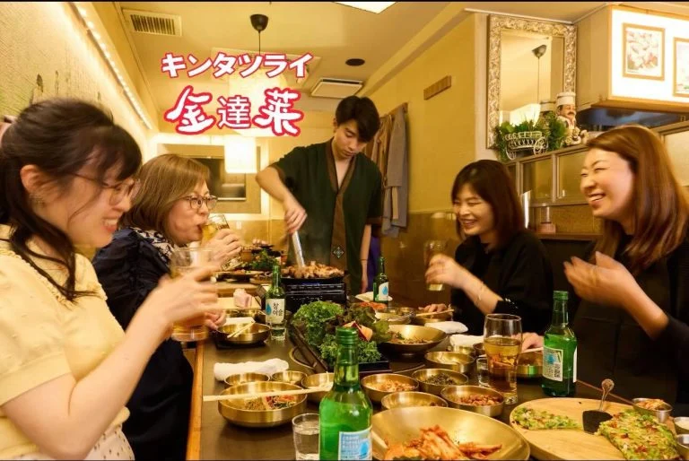 新大久保で韓国料理の宴会なら金達莱